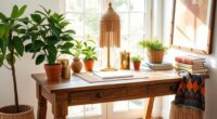 boho desk decor ideas