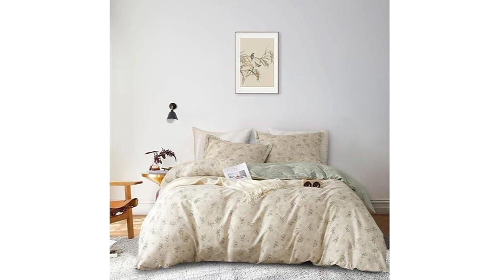 boho floral cotton bedding