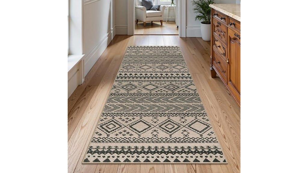 boho jute kitchen rug