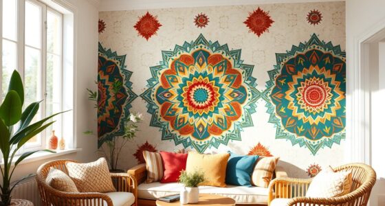 boho mural wall decor
