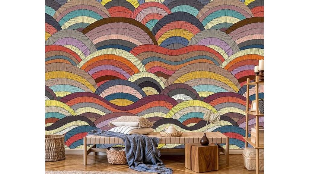 boho non peel wall decor