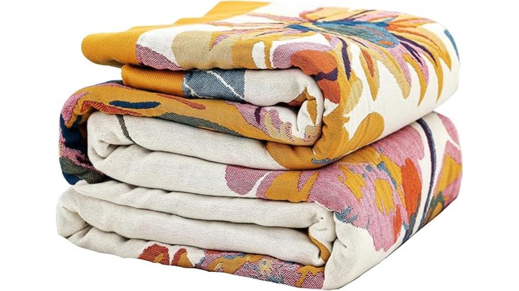 boho organic cotton blanket