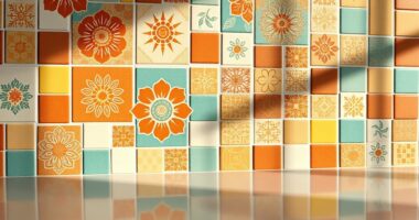 boho peel and stick backsplashes