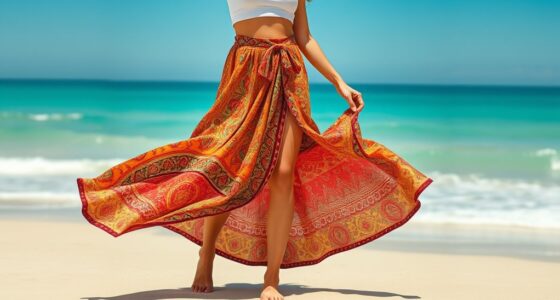 boho summer wrap skirts