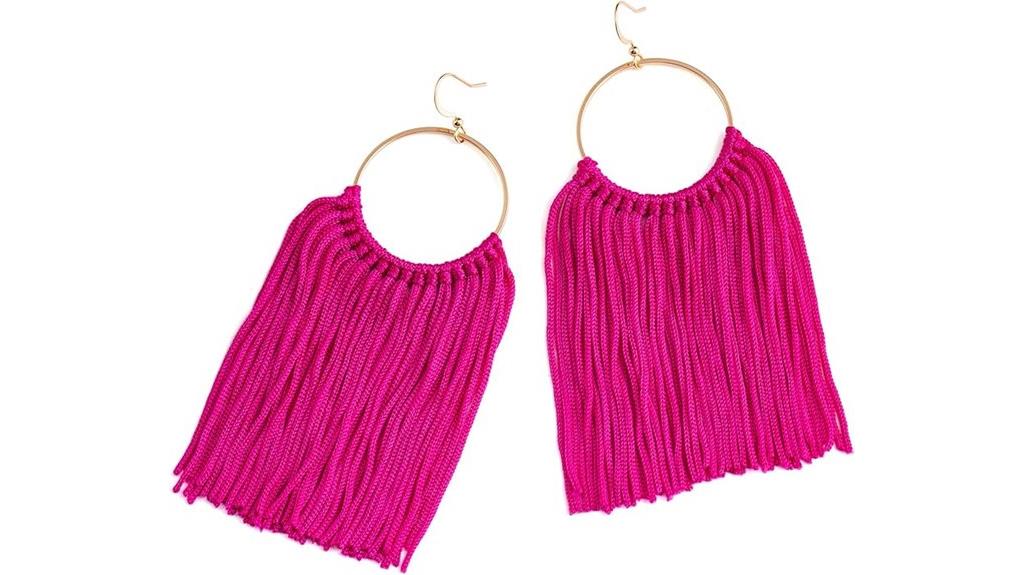 boho tassel earrings