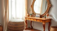 boho vanity stool styles