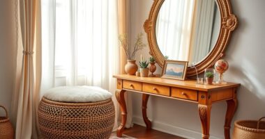 boho vanity stool styles