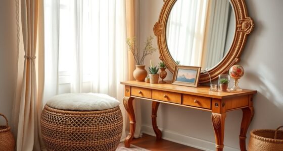 boho vanity stool styles