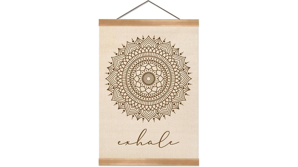 boho yoga wall art