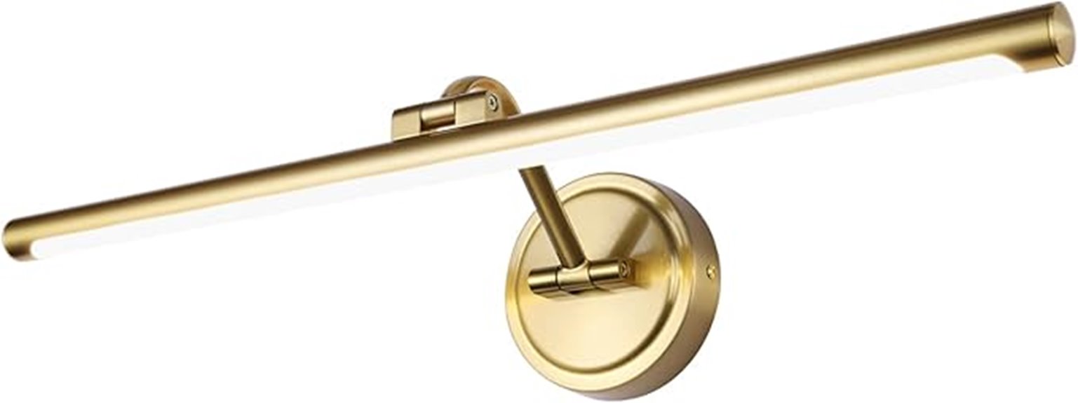 brass 14w picture light