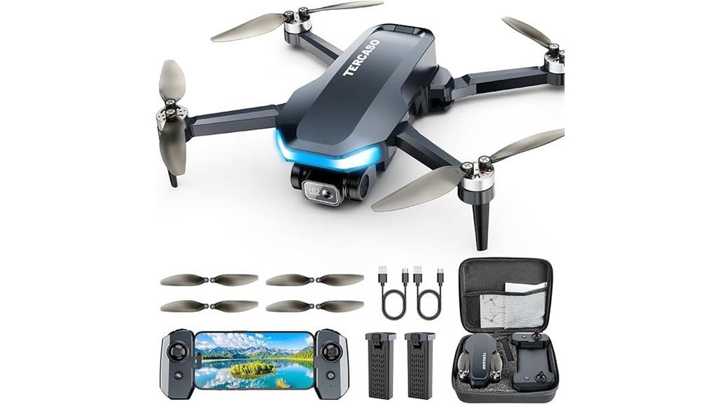 camera equipped gps foldable drone