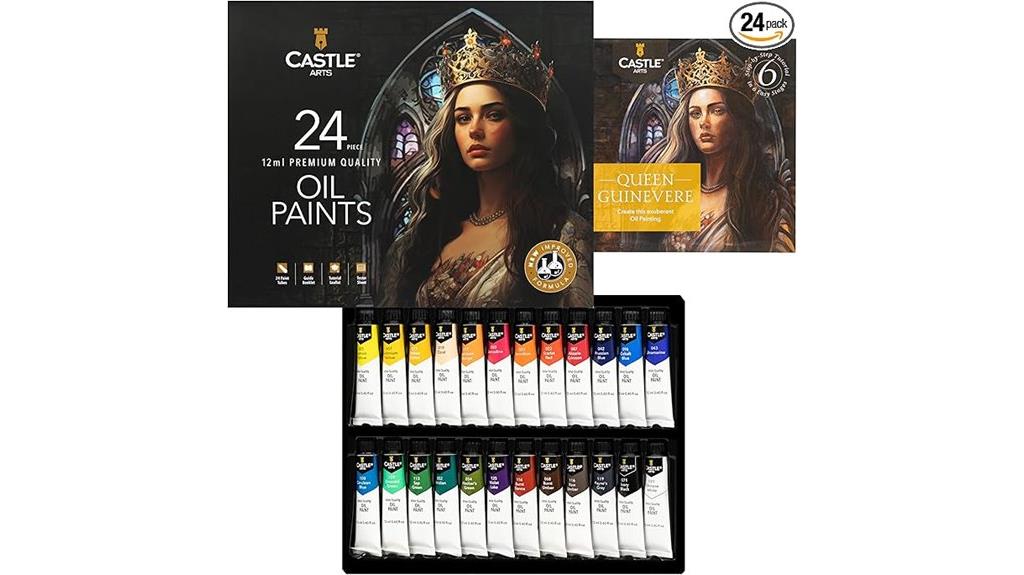 castle art supplies oil paints