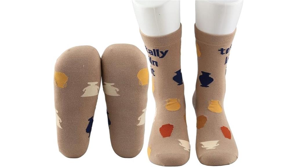 ceramic artist gift socks