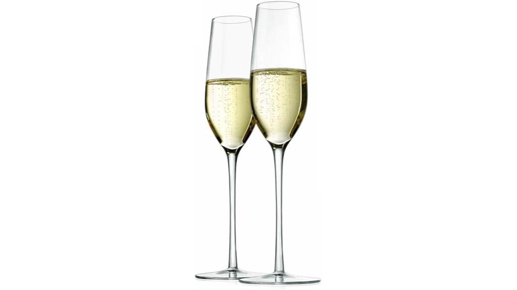 champagne flutes set