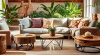 chic boho coffee tables