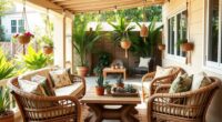 chic boho outdoor sets