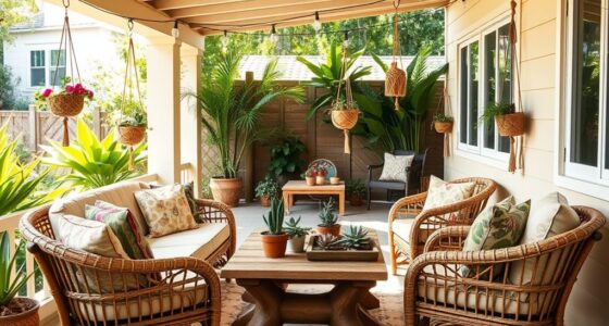 chic boho outdoor sets