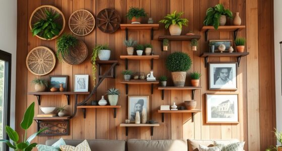 chic boho shelving ideas