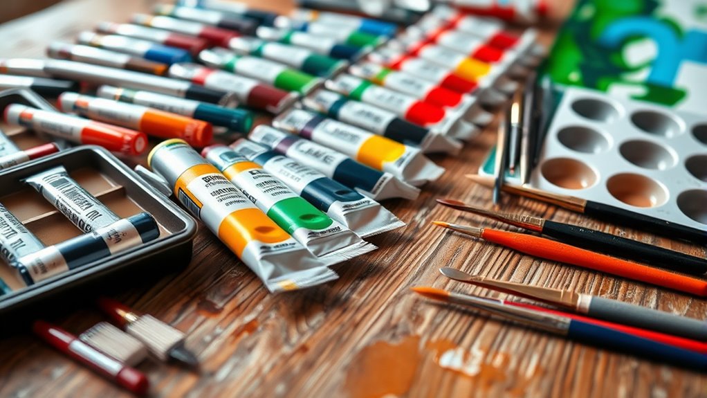 choosing quality artistic oil paints