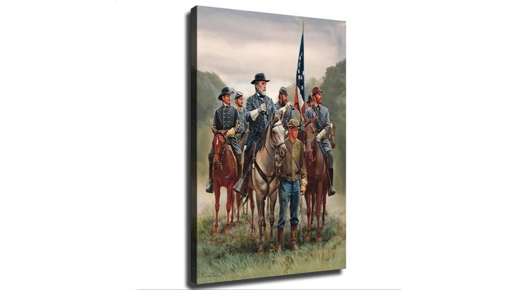 civil war paintings poster
