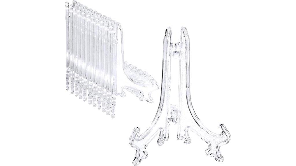 clear 4 inch display stands