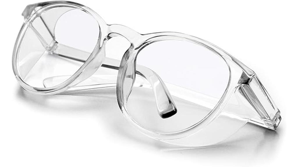 clear anti fog safety glasses