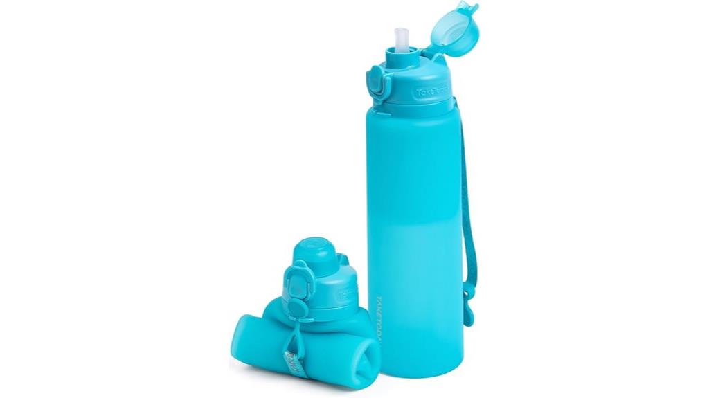 collapsible bpa free water bottle