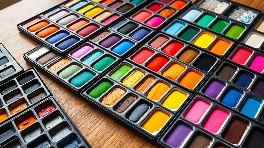 color range and pigment quality