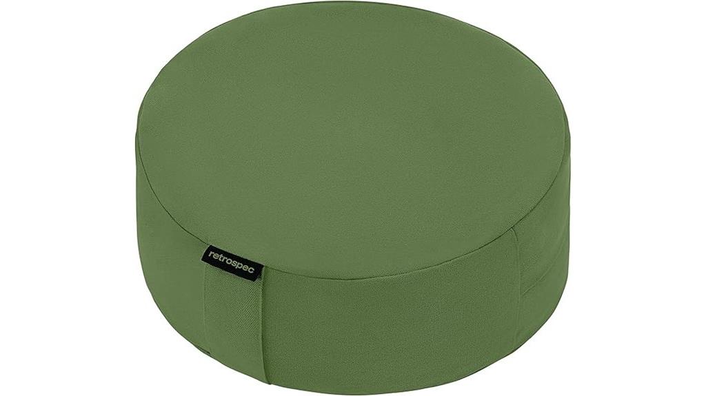 comfortable round meditation cushion