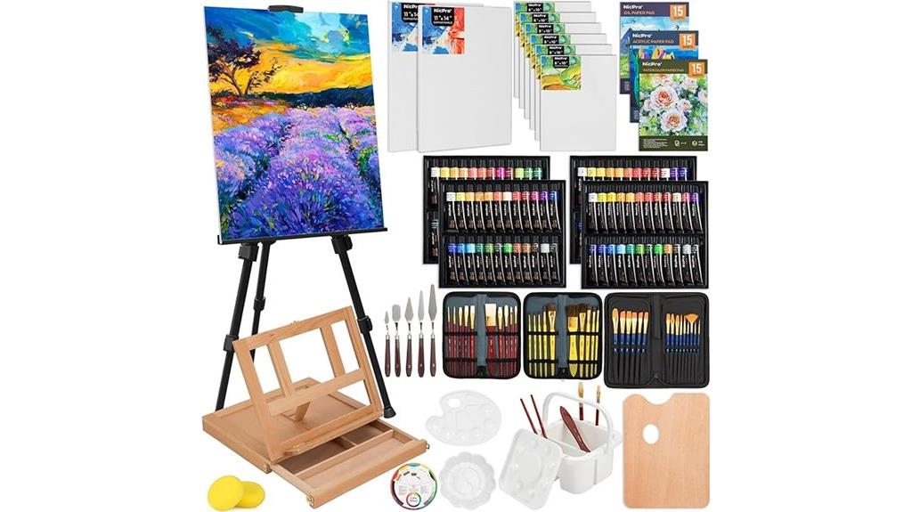 complete 158 piece art set