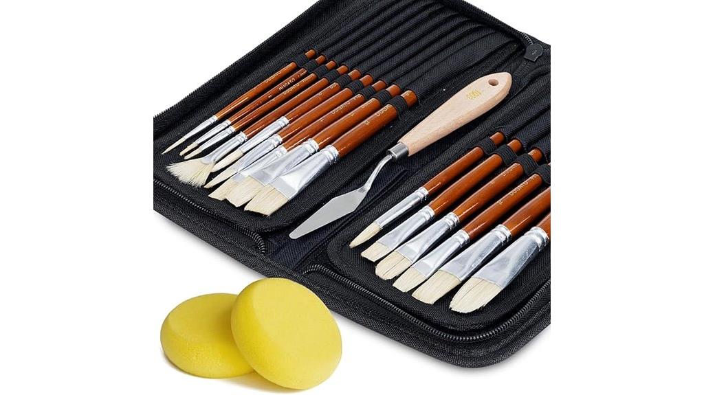 complete 15 piece brush set