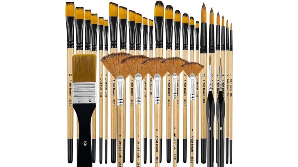 complete artist brush collection