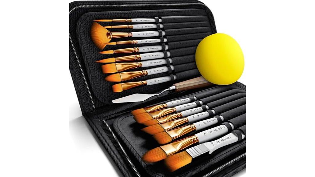 complete artist brush set