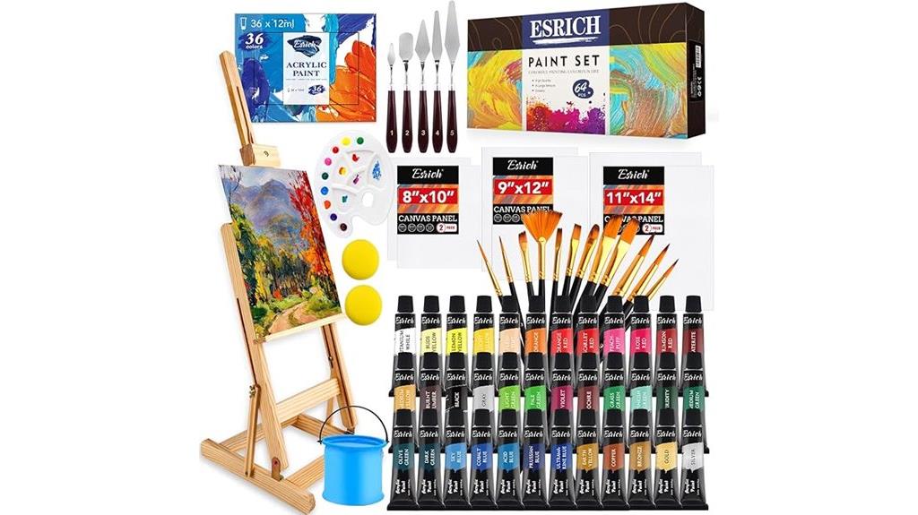 complete artist painting kit