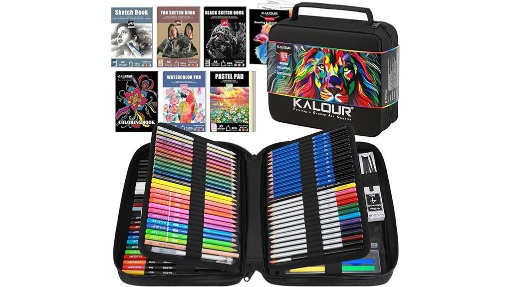 complete artist sketching kit