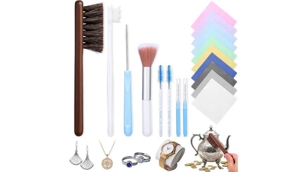 complete jewelry cleaning set