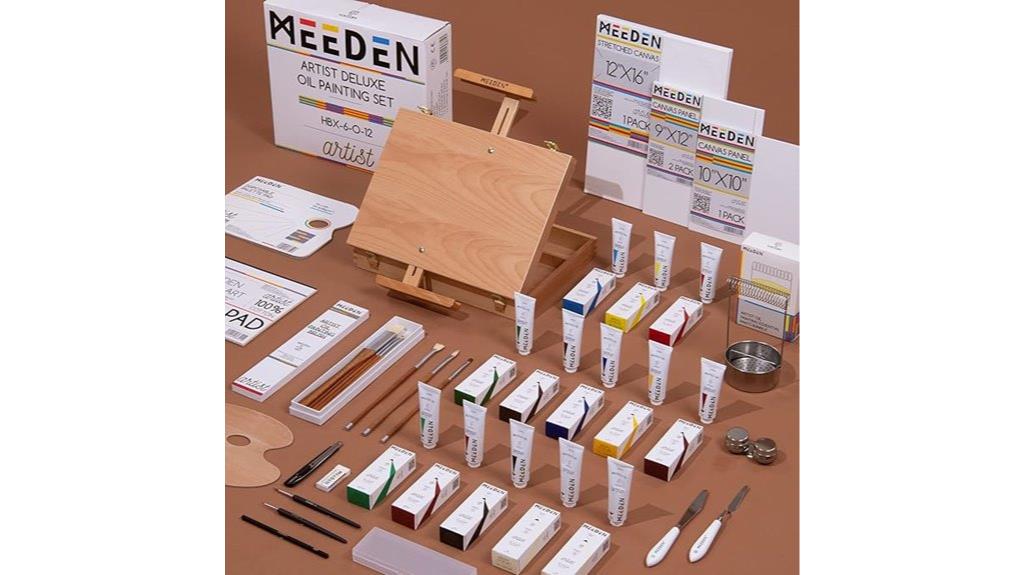 complete oil painting set