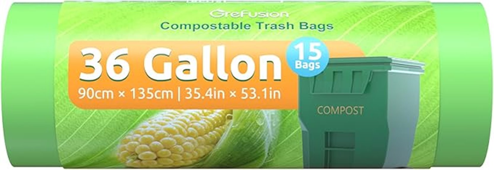 compostable 36 gallon bags