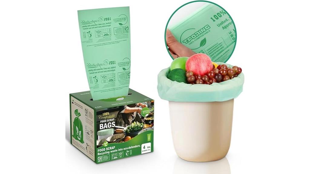 compostable trash bags 80 count