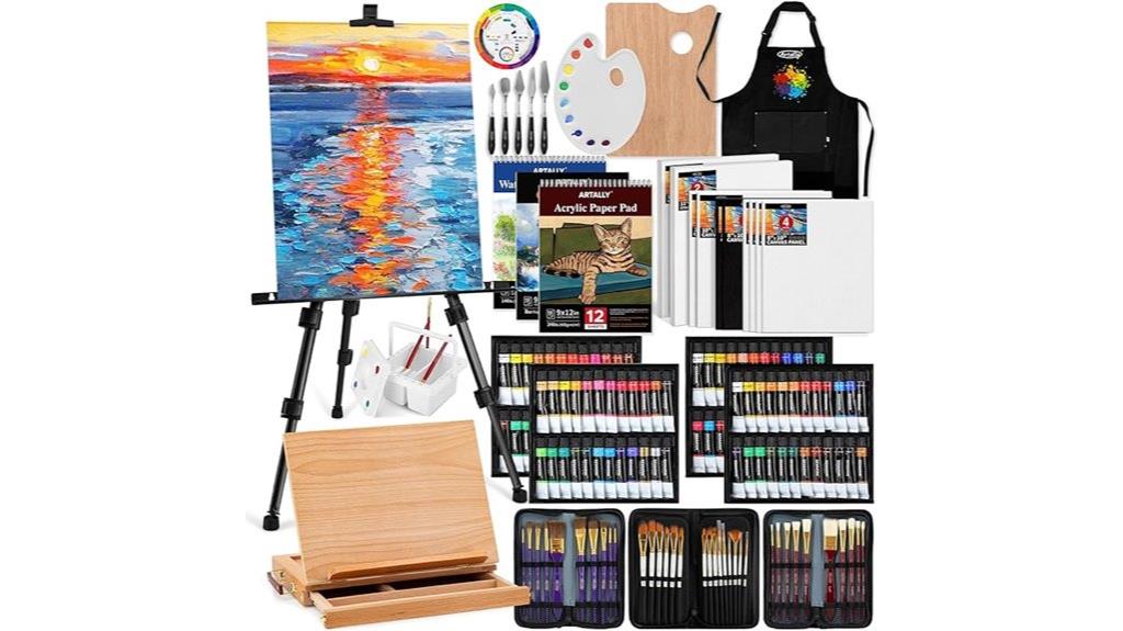 comprehensive artist supply set