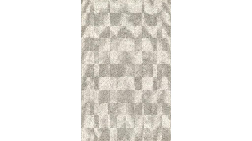 contemporary taupe wool rug
