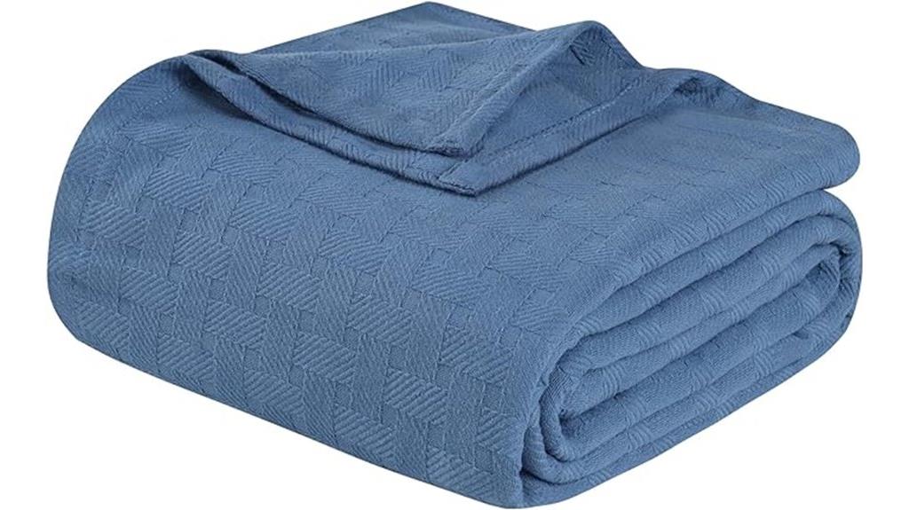 cotton basketweave blanket design