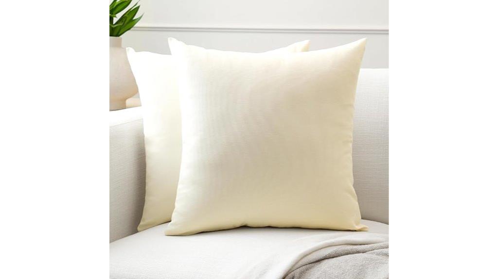 cotton pillow covers set