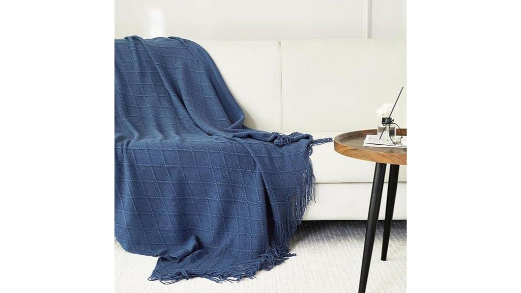 cozy faux cashmere throw