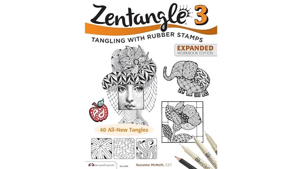 creative tangle pattern workbook