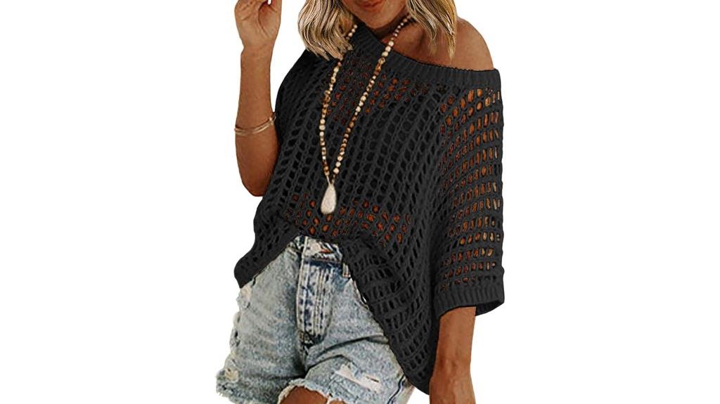 crochet summer sweater top