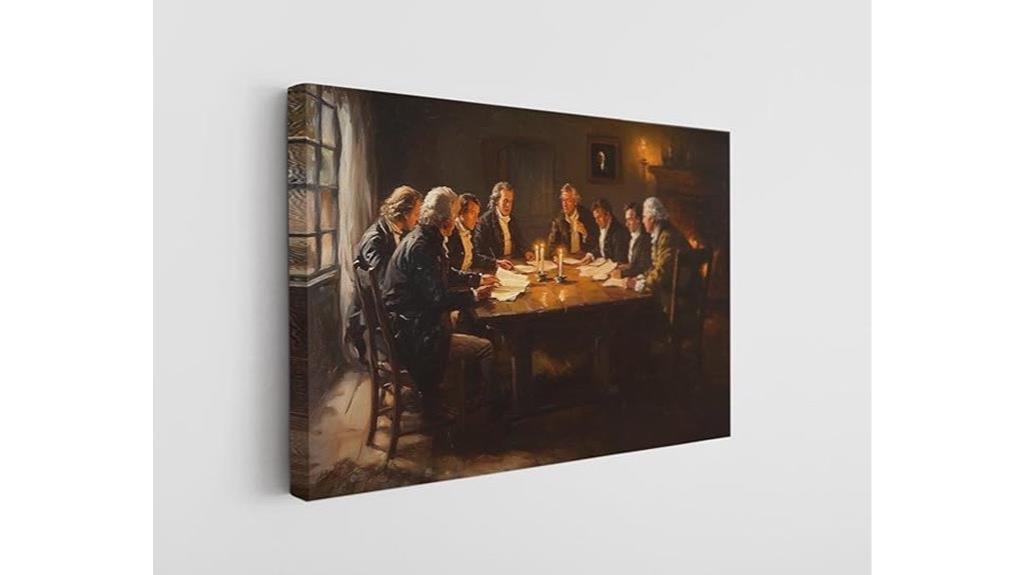 delegates painting wall art