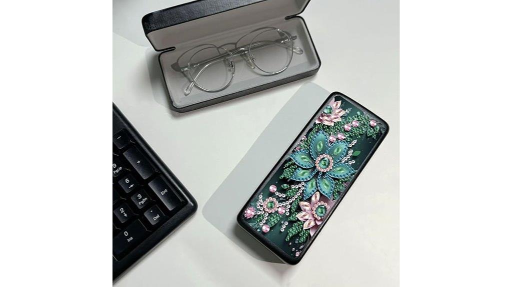 diamond art glasses box