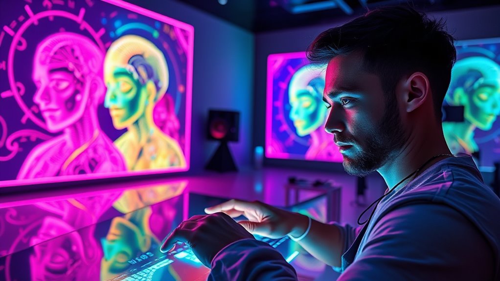 digital artist twin emergence