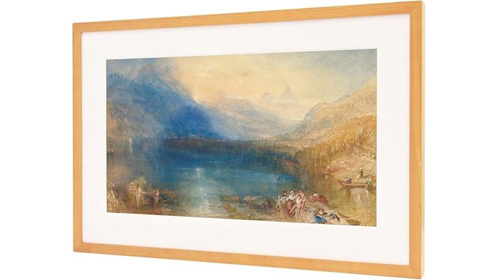 digital canvas display frame